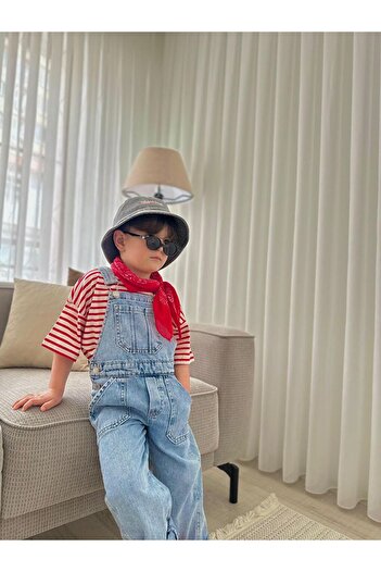 LC Waikiki Boy's Denim Salopet Jumpsuit