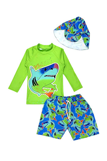 LC Waikiki Sun Protection Boneli Character Patterned Swim Shorts Swimsuit