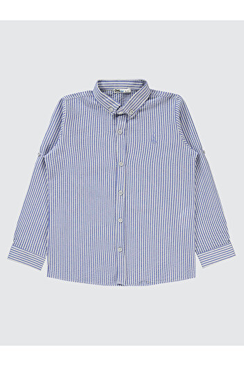 LC Waikiki Boys' Shirt 10-13 Years Old Blue