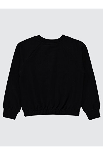 LC Waikiki Girls Sweatshirt 10-13 Years Old Black