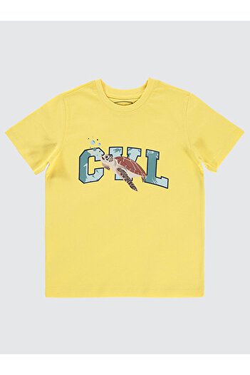 LC Waikiki Boys T-Shirt 10-13 Years Old Yellow