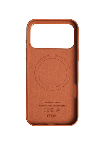 WATCHOFROYAL Bexocase iPhone 17 Pro Tan Leather Case with Magsafe Feature
