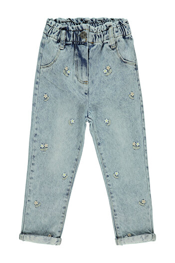 LC Waikiki Girls' Pants 2-5 Years Old Blue