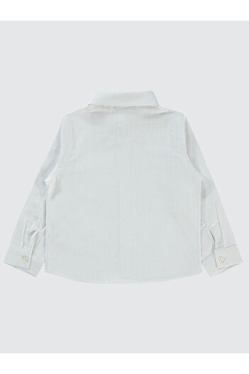 LC Waikiki Boys' Shirt 2-5 Years Old White