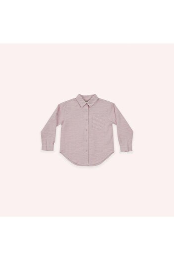 LC Waikiki Girl's Button Detailed Shirt Pink