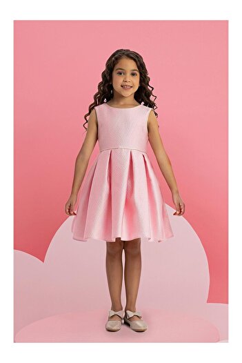 LC Waikiki Jacquard Girl's Dress