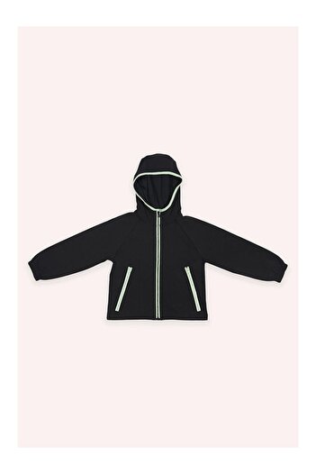 LC Waikiki Boy's Hooded Sweatshirt Black