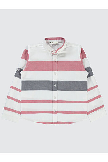 LC Waikiki Boys' Shirt 6-9 Years Old Red