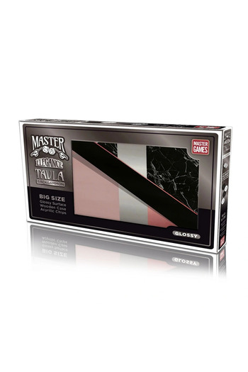 TOYFEST Elegance Glossy Noir Marble Table