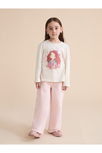 LC Waikiki Crew Neck Girl's T-Shirt
