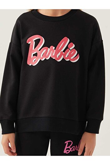 LC Waikiki Girl's Sweatshirt 9-14 Years Old Black