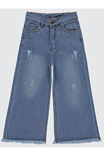 LC Waikiki Girls Girls Pants 6-9 Years Ice Blue