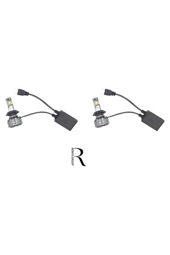 Ronys Group Set 2 Auto LED Bulbs H7 LED, Canbus, 70W,