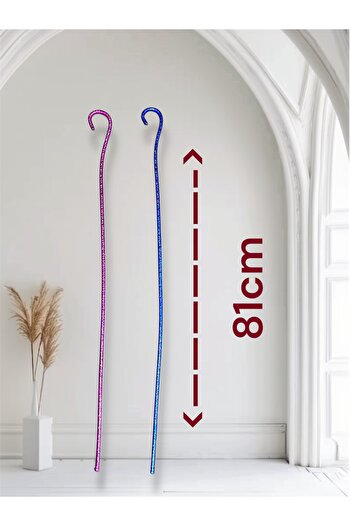 BHNS 2 Colorful Flexible Plastic Bamboo Sticks Dance Bamboo Stick for School Parties Show Stick Flexible Popular Bamboo