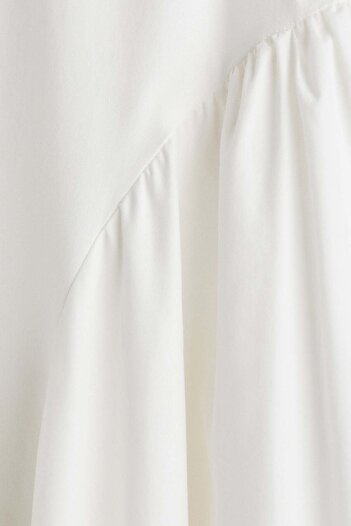 H&M Open-back cotton poplin dress