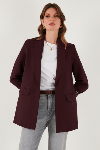 Lela Regular Fit Klasik Yaka Desenli Astar Detaylı Blazer Ceket CEKET 6839227