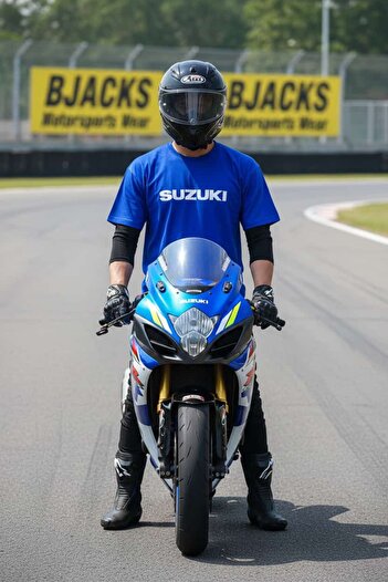 BJACKS Motorsports Wear Premium Motorcycle T-Shirt for Suzuki Enthusiasts