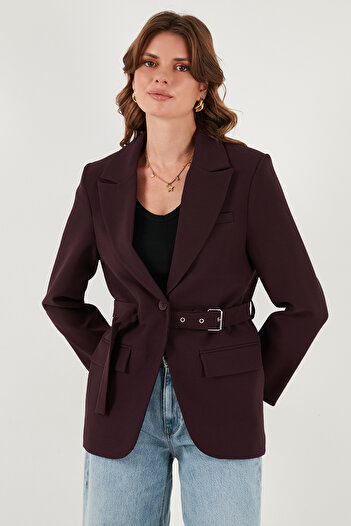 Lela Regular Fit Kruvaze Yaka Kemerli Blazer Ceket CEKET 6839367