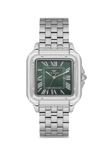 FERRO Silver Steel Cord Men's Wristwatch Fl21622Awt-A6 3Atm Waterproof 2 Years Warranty Giftpackage