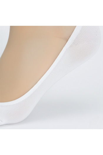 Farve Women's Seamless Toe Cotton Ballerina Socks