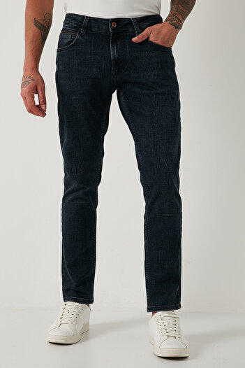 Buratti Cotton Regular Fit Normal Waist Pipe Leg Jeans Men's Denim Pants 2211C25Parma