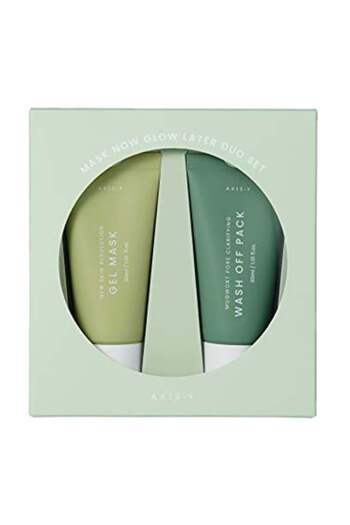 Noname AXIS-Y Mask Now Glow Later (Mugwort Pore Clarifying Wash Off Pack 30ml + New Skin Resolution Gel Mas