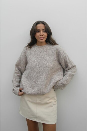 Havoş Mink Zane Soft Textured Sweater