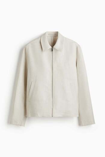 H&M Regular Fit Linen-blend jacket