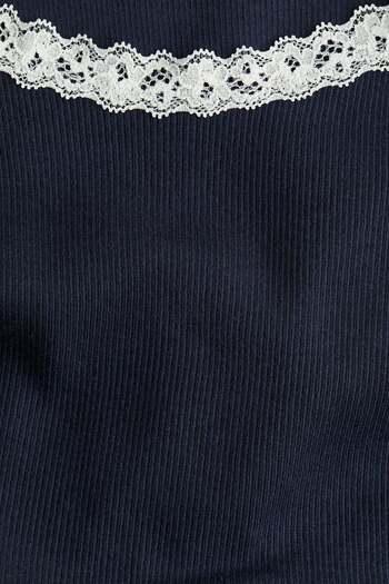 H&M Lace-trimmed vest top