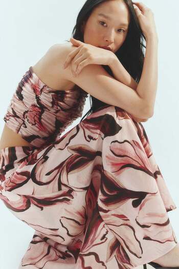 H&M Flared maxi skirt