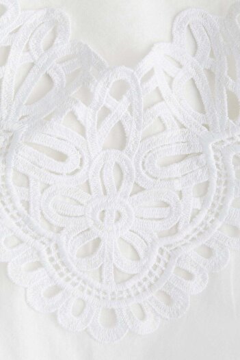 H&M Lace-trimmed strappy top