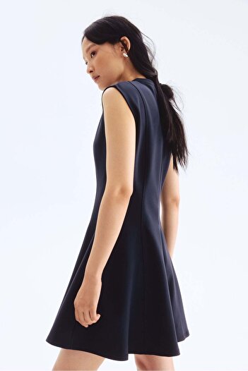 H&M Flared-skirt mini dress