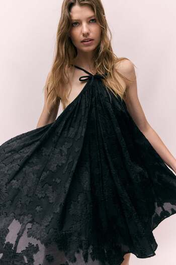 H&M Jacquard-weave strappy dress
