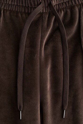 H&M Wide velour joggers