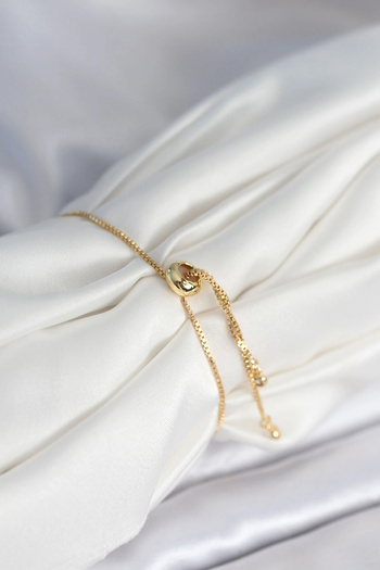 shopwave Flower Model Elevator Gold Color Women's Bracelet