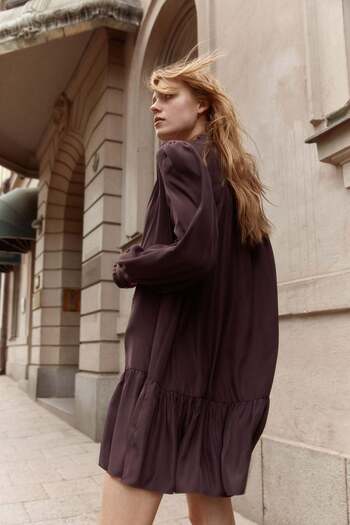 H&M Frill-trimmed shirt dress