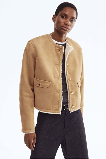 H&M Pile-lined jacket