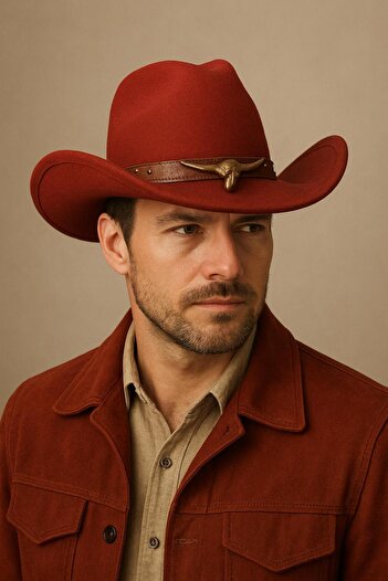 Lüx Wood Men's Felt Cowboy Hat
