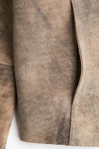 H&M Washed-look suede jacket
