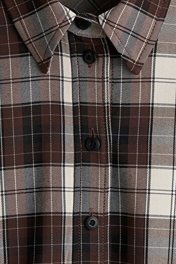 H&M Waisted twill shirt
