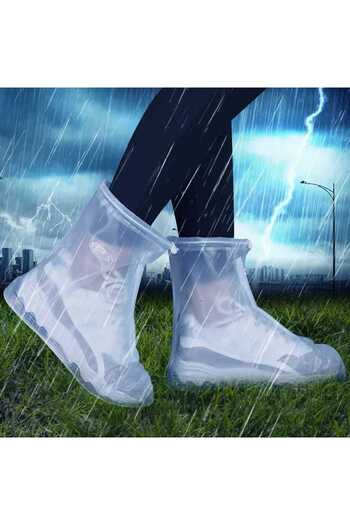 Generic Waterproof Rainproof Reusable Anti-Slip Shoe Cover Rain Snow Shoe Protector for Unisex