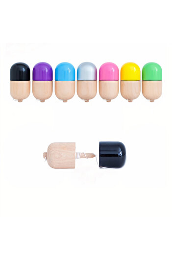 JML Kendama Pill Wooden with Sharp Tip, 7 Different Colors
