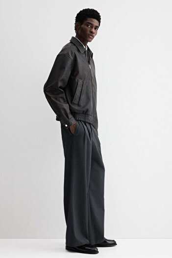 H&M Loose Fit Washed-look jacket