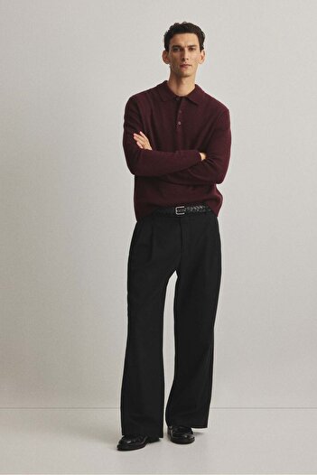 H&M Regular Fit Wool polo shirt