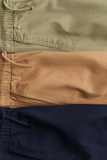H&M 3-pack cotton joggers