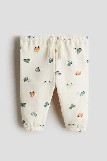 H&M Printed brushed-inside sweatshirt joggers