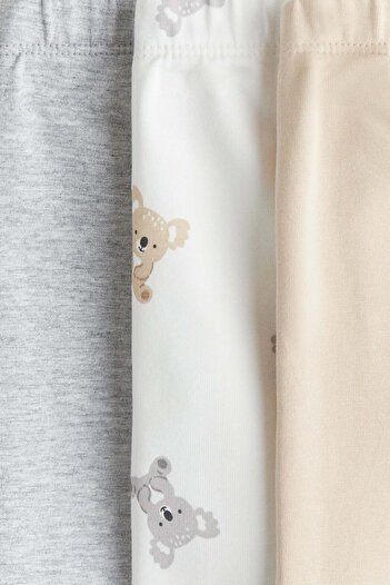 H&M 3-pack cotton jersey leggings