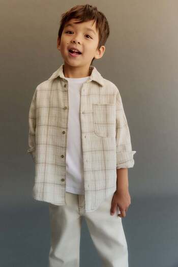 H&M Cotton muslin shirt