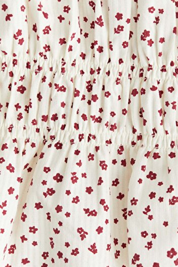 H&M Smocked cotton blouse