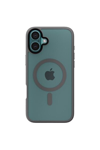 NEXT ONE Husa Mist Shield iPhone 16, MagSafe, Gri